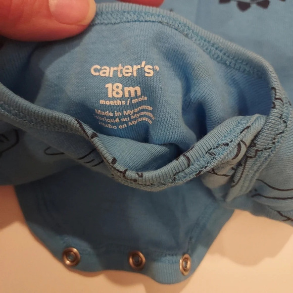 Carter's Baby Boy 3-Piece Dinosaur Bodysuit, Tee and Pant Set in Size 18 Months - Picture 7 of 12